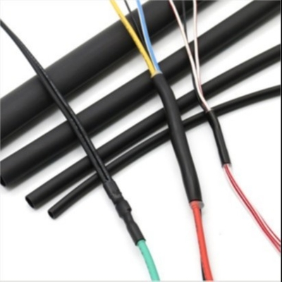 Bon prix double tube 4mm, tuyauterie adhésive de rétrécissement de la chaleur de mur de 12mm d'enveloppe de rétrécissement de Polylefin en ligne