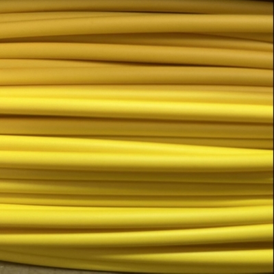 Bon prix jaune à mur unique mince de la douille 0.20mm de tuyauterie de rétrécissement de la chaleur de 3.5mm flexible en ligne