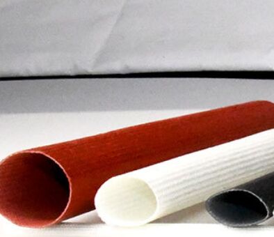 Bon prix Gaine en fibre de verre enduite de résine de silicone, résistance aux hautes températures, résistance chimique, ignifuge, tube d'isolation électrique en ligne