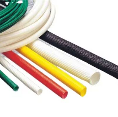 Bon prix Manchon en fibre de verre silicone d'excellente résistance au vieillissement avec une grande flexibilité et une température nominale de 200°C pour l'isolation industrielle en ligne