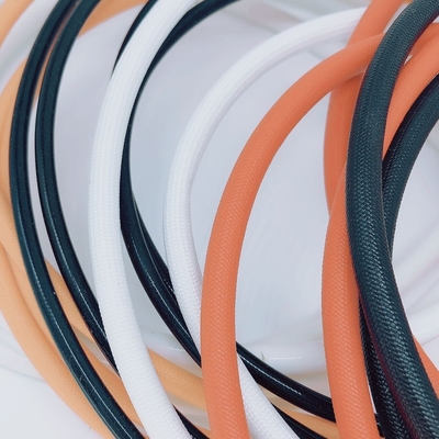 Bon prix Douille blanche 100m, tube tressé de fibre de verre de silicone de fibre de verre de 12mm en ligne