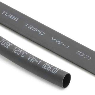 Bon prix La chaleur ultra mince libre de l'halogène 3mm rétrécissent la tuyauterie noire d'enveloppe de rétrécissement de 0.4mm en ligne