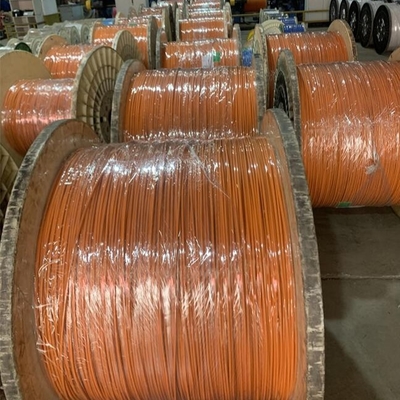 Bon prix tuyauterie à mur unique 25mm ignifuges, tube orange de rétrécissement de la chaleur de 20mm du rétrécissement V0 en ligne