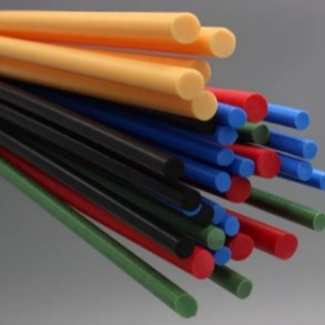 Bon prix la barre creuse de 3mm 5mm PTFE a moulé le graphite Rod Extruded de téflon en ligne