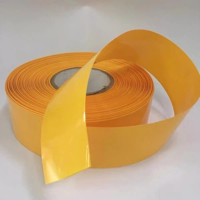 Bon prix Protection jaune d'isolation de PVC de l'enveloppe 18650 0.12mm de rétrécissement de batterie de 400mm en ligne