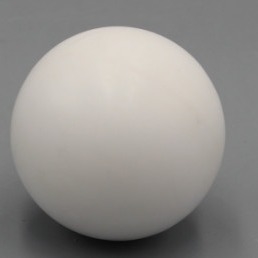 Bon prix grande sphère creuse de 90mm PTFE, boules creuses blanches de téflon en ligne